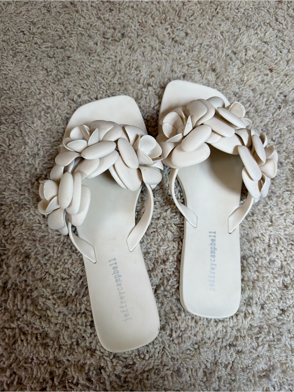 Flower jelly sandals